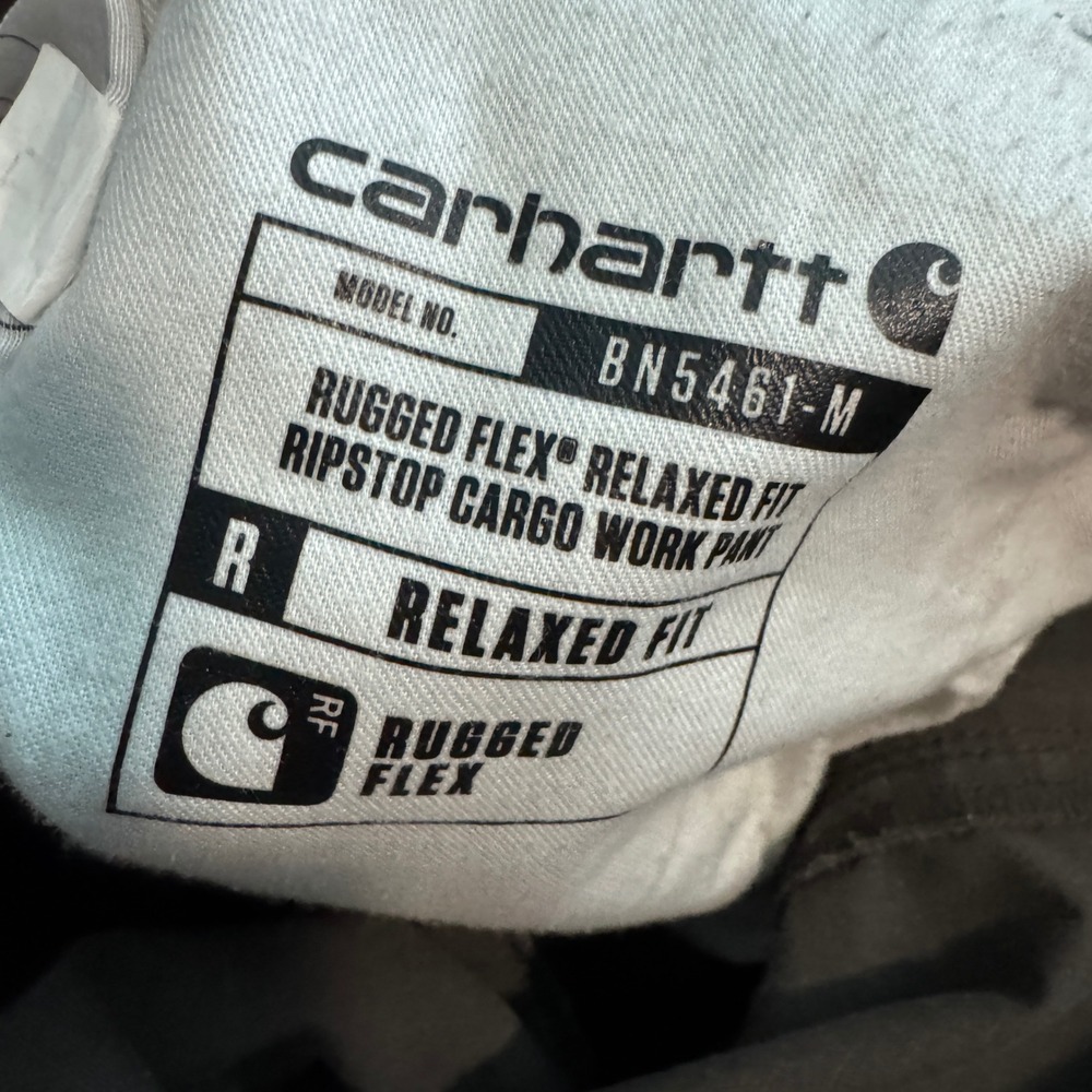 Carhartt Ripstop Cargo Pants Mens 42x30 Brown Coffee Rugged Flex Work BN5461 - Picture 7 of 11